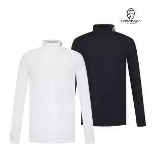[하프클럽/기타]까스텔바작 골프 남자 여름 기능성 하이넥 냉감 이너 티셔