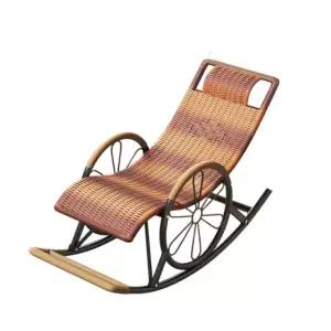 흔들 의자 라탄 호텔 야외 스윙 라운지체어 안락 거실 소파 로킹 리조트 카페