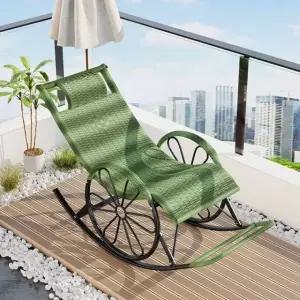 흔들 의자 라탄 등나무 베란다 카페체어 스윙 로킹체어 테라스 휴식용