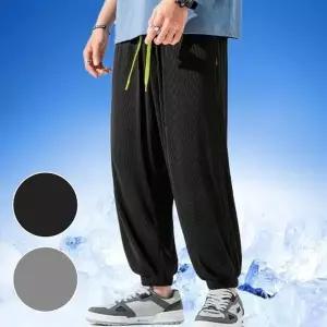 [모로엠] 여름용 쿨링 남성 와이드 조거 팬츠 ON-PTA-QWFN0YP8_24830979