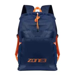 ZONE3 대형 메시 수영 가방 - 퀵 드라이 트레이닝 백팩 네이비/오렌지 899363