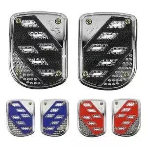 [CAR] 자동차페달 스틱2P 인테리어 메탈 튜닝페달 고무패드 자동차