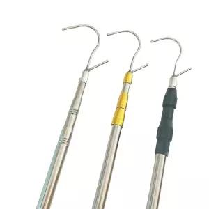 장대 갈고리 호루 고리 집게 흰색봉 덮게 타포린 당기는