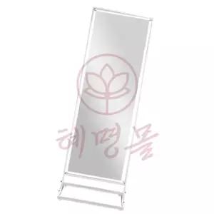 혜명몰 아이언배너 IB-50150W 백색 양면인쇄 게시판 스탠드간판 안내배너 철제입간판 단면인쇄