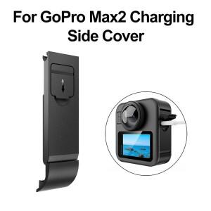 고프로 맥스2 블랙 방진 배터리 커버 도어 타입-C 충전 포트 케이스 악세서리