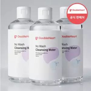 더블하트 노워시 베이비 클렌징워터 300ml 3개