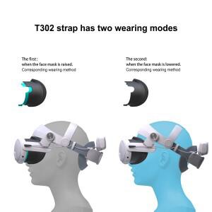 Meta Quest 3용 헤드 스트랩 업그레이드 고속 충전 Oculus VR 재생 시간 확장