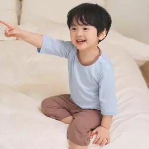 [보리보리/바풀 주니어]바풀 PL SS63-16 아동내복 7부 자카드 유아 아동 실내복