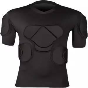 젤리브로 남성 패딩 축구 보호 장비 세트 농구 페인트볼 갈비뼈 보호대용 반팔 트레이닝복