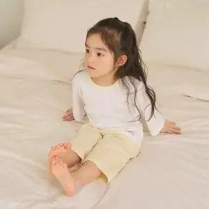 [보리보리/바풀 주니어]바풀 PL SS63-18 아동내복 7부 자카드 유아 아동 실내복