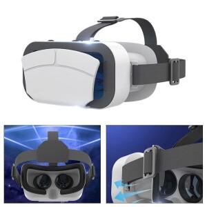 IOS 및 안드로이드용 VR 헤드셋 가상 현실 조절식 안경 몰입형 3D 영화 통합 게임 콘솔 부품