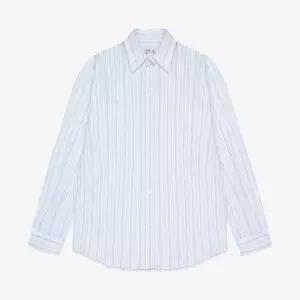 [롯데백화점]지이크 스트라이프 라운드헴 셔츠 BK4105