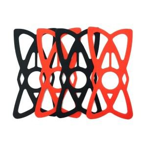 탄성 실리콘 오토바이 폰 거치대 픽서 그립 고프로 7 플러스 8 11 용 레드 블랙 고무 로프