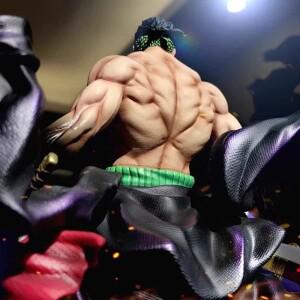 25cm 원피스 조로 액션 피규어 스카이 페인팅 Roronoa 애니메이션 PVC 컬렉션 모델 장난감 데스크탑 장식