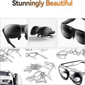 로키드 맥스 2 스마트 글래스 AR 라이트 3D 게임 시청 장치 스테이션 휴대용 화웨이 스크린용