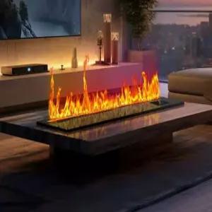 수증기 난로 불멍 벽난로 거실 인테리어 장식용 가습기 실내 모닥불 감성 화로대 펜션