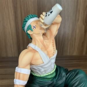 Naa 14cm Anime 원피스 Roronoa Eat Drink Ver. PVC 액션 피규어 Luffy Sanji 컬렉션 모델 완구