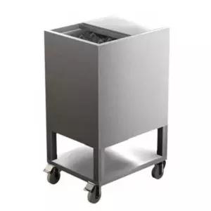 이동식 스빈 저장고 보관통 제빙기 카페 스텐 수납함