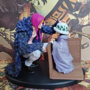 반다이 오리지널 원피스 애니메이션 피규어 이치반 쿠지 4 황제 밀짚 모자 루피 로우 코라존 올비아 야마토