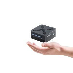 MINIX NEO Z95 미니 PC, 듀얼 켜기/끄기/WOL, N95, 인텔 16GB RAM, LPDDR5X 디지털 마운트/자동 전원 디스플레이 사이니지용 비즈니스 12세대 LAN 512GB NVMe 오피스, 컴퓨터/4K SSD, 홈 트리플 HDMI/DP/VESA