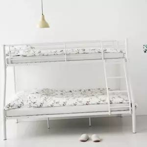 철제 2층 침대 메탈 더블 원룸 철제 이층 침대 성인 계단형 벙커형 기숙사 어린이 프레임 분리형 싱글 학생