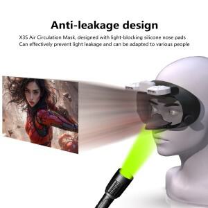 메타 퀘스트 3S용 쿨링 팬이 있는 페이스 마스크 커버 VR 악세서리가 쿠션 패드