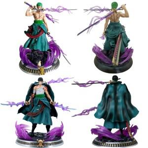 21cm 핫 원피스 애니메이션 피규어 GK 로로노아 조로 삼도 사맥시멈 만화 스태츄 액션 컬렉션 모델 키즈 토