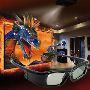 DLP 링크 GL410 3D 안경 VR 프로젝터용 액티브 옵타마 에이서 벤키 뷰소닉 샤프 델