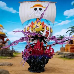 원피스 조로 액션 피규어 애니메이션 아수라 로로노아 스태츄 컬렉션 모델 어린이 장난감 크리스마스 선물