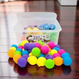 빨대 블럭 놀이 장난감 종이 벽돌 스펀지 아기 어린이 에어버블