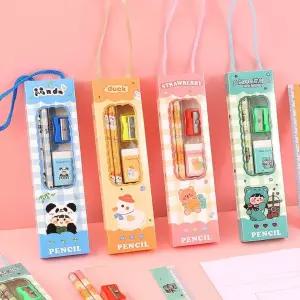 위클 미니 손잡이 캐릭터 문구세트