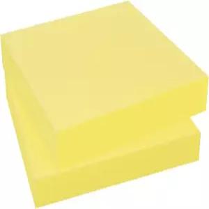 2팩 18 x18 x3 고밀도 폼 쿠션 소파 의자 DIY용 노란색 사각형 시트 교체용 실내