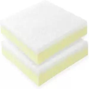 BALAPET 2팩 의자 폼 쿠션 교체 폴리에스터가 포함된 고밀도 실내용 다이닝 소파 패딩용 DIY 컷테이블 사각