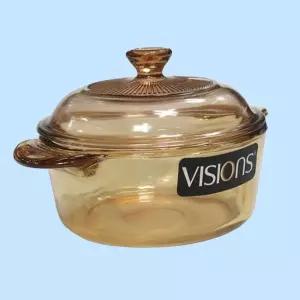 내열 강화유리 냄비 전자레인지 오븐 직화 가능 유리뚜껑 손잡이 0.8L