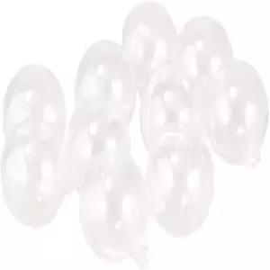 프레시 10팩 플라스틱 충전식 볼 크리스마스 트리 장식 DIY 목욕 폭탄 몰드 투명 구 보블 3cm