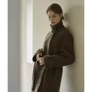 A-MA 루아 부클 롱코트_브라운 2075515