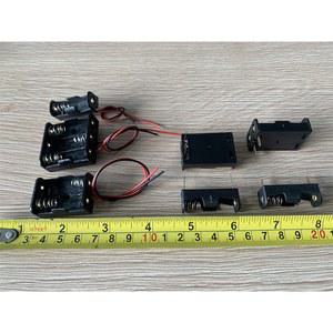 5PCS 배터리 케이스 23A /A23 12V 클립 홀더 박스 검정색 와이어/핀 MN21 MS21