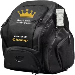 클레이코스스포츠 피클볼 가방 개인 맞춤형 이름 로고 추가 펜스 후크 패들 및 신발 수납 공간이 있는 대형