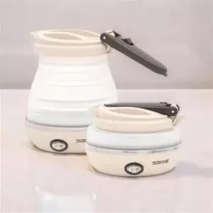 접는 커피 포트 주전자 전기 접이식 캠핑 폴딩 여행용