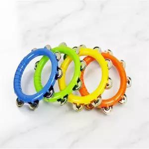 텐버린 무용 노래방 원형 핸드 나무 불빛 연주용 탬버린 악기 링