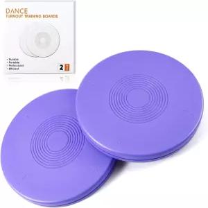 댄서를 위한 회전팔 2개 발레 회전판 춤추는 피루엣 디스크 피겨 스 스케이팅 스피너 체조 드로스트링 백을