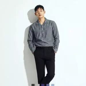 [모로엠] 남성 오픈카라 헨리넥 미니멀 셔츠 DMG-SHA-Q4533412