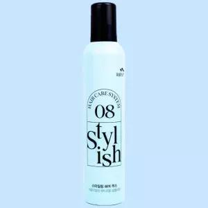 헤어케어시스템 08 스타일리시 스타일링 초강력 헤어 무스 300ml 고정력 강한 볼륨업 제품