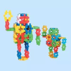 어린이 십자 블록 조립 교구 장난감 로봇 피규어 블럭 선물 놀이세트 창의력 개발