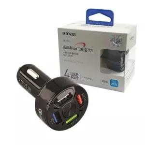 [CAR] 4포트 시거잭 폰 급속 고속 로젯 충전기 퀄컴3 퀵차지 차량용