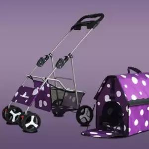 [반려] 애견 캐리어개모차 하우스 이동식 고양이 유모차 강아지