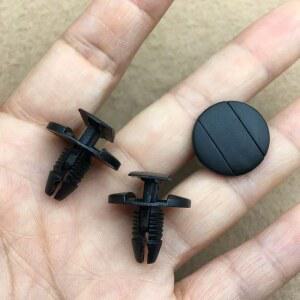 중간 네트 카드 엔진 커버 워터 탱크 가드 플레이트 고정 버클 클립의 카이엔 범퍼 용 10pcs