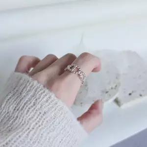 S161 여성 샹달 오픈링 반지 여성 링 데일리 은반지 (실버 925)