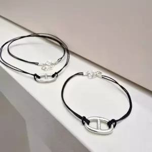 S404 여성 샹달 펜던트 디자인 유니크 데일리 팔찌 실버 925