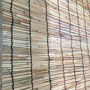 실내 창문 햇빛 가리개 소재 대나무 갈대 엮음 발 롤 블라인드 넓은 사이즈 거실